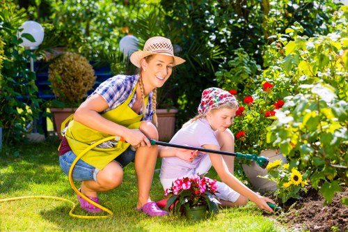 A professional garden makeover with privacy planting and lawn work